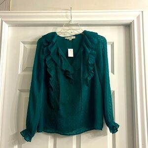 Loft Green Blouse